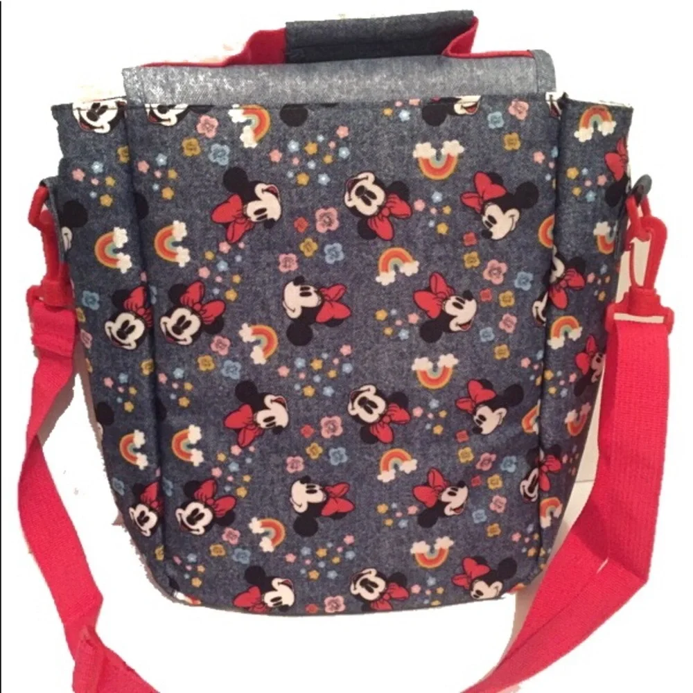 Disney Minnie Mouse Rainbow Red Bow Purse